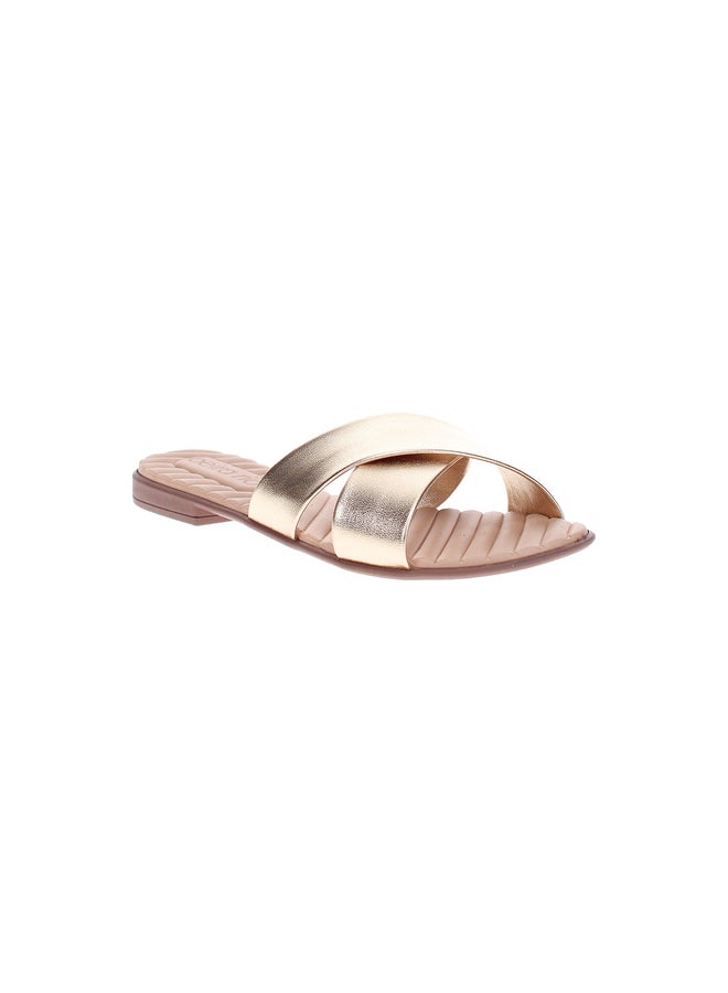 Beira Rio Double Strap Flat Sandals with Buckle - Image 5
