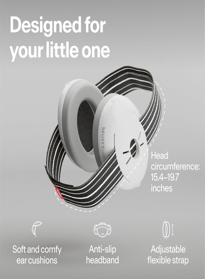 ALPINE HEARING PROTECTION حماية أذن ألباين مافي للأطفال والرضع حتى 36 شهرًا - معتمدة من CE وANSI - سماعات أذن لتقليل الضوضاء - سماعات مريحة للأطفال ضد تلف السمع وتحسن النوم - سوداء - Image 3