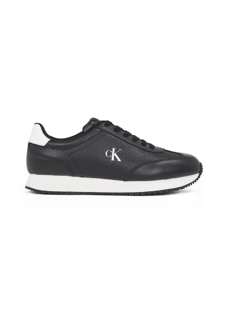 Calvin Klein Jeans Men's Sneakers - Leather, Black