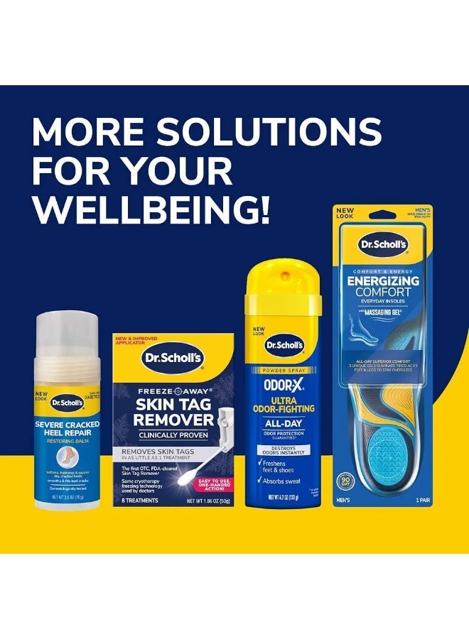 دكتور شولز بخاخ "دكتور شولز" (Dr. Scholl's) العلاجي "أودور-إكس" (ODOR-X) للقدم الرياضية، 5.3 أونصة | بخاخ مضاد للفطريات يحتوي على مادة "تولنافتات" (Tolnaftate) | تخفيف الحكة والشعور بالحرقان | شعور بالانتعاش والراحة | القضاء على روائح القدمين - Image 3