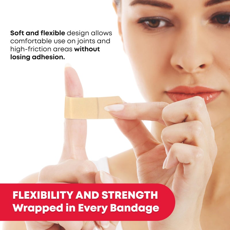 Ever Ready First Aid Quality Adhesive Bandages, Variety Pack of 280 Assorted Bandages,280 Count (Pack of 1) - Image 5