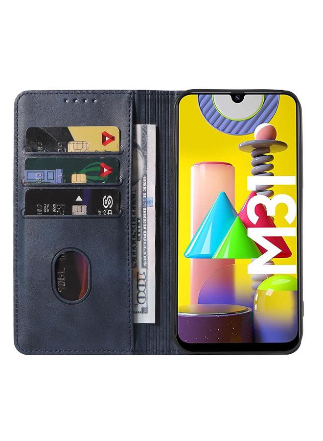 erorex Case For Samsung Galaxy M31 / M31 Prime / F41 / M21S Magnetic Closure Leather Phone Case - Image 3
