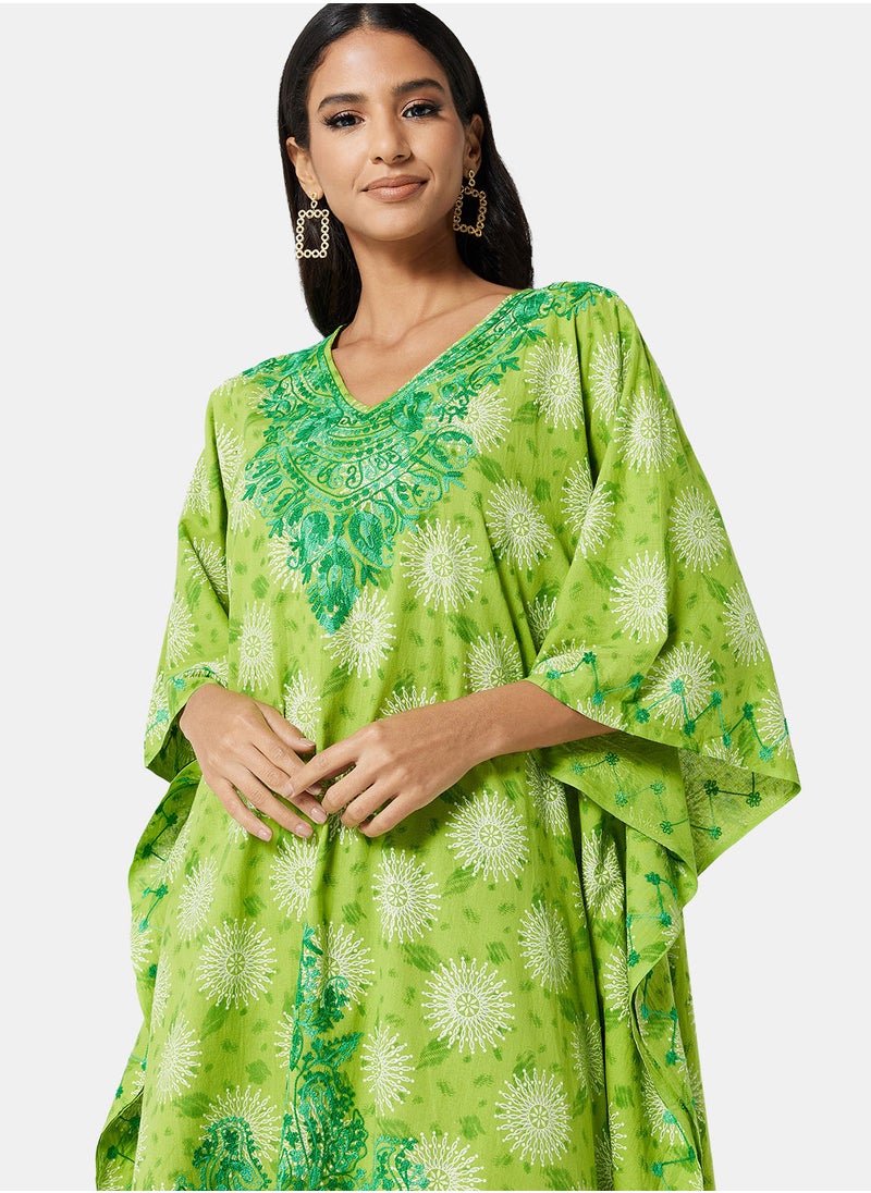 ARABIAN CLOSET EMBROIDERED KAFTAN  - Image 4