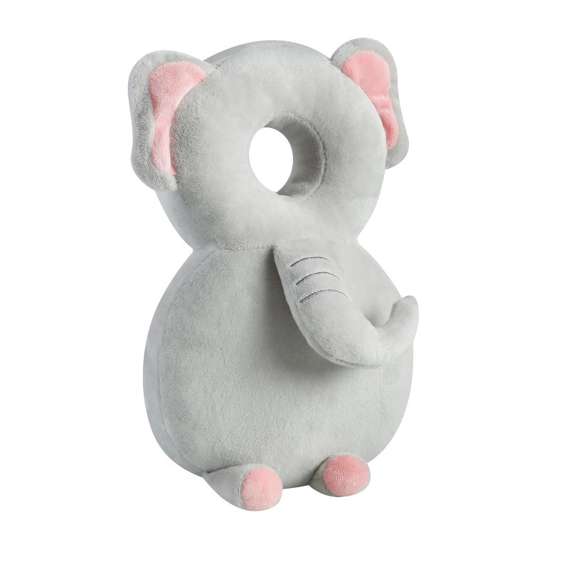 PandaEar Baby Head Protection Backpack, Toddler Walking Head Protector, Adjustable Head Protector Pad Safety Cushion (Grey) - Image 1