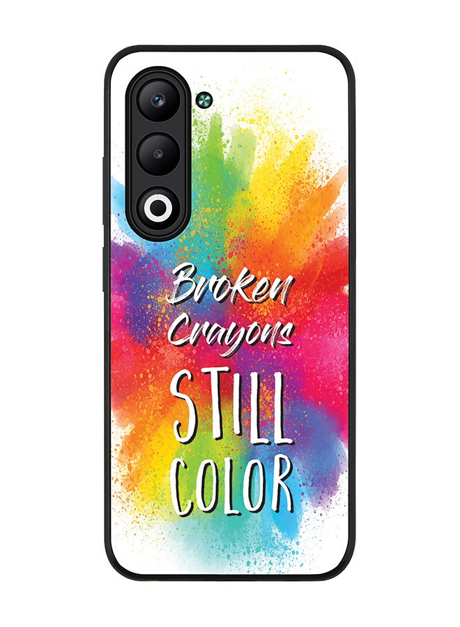 Stylizedd For Oppo A5 5G / A5 4G Case,Slim fit Camera Protection, Shockproof Thin Phone cover  -  Broken Colors