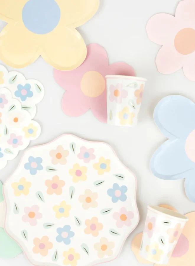 Meri Meri Happy Flowers Side Plates