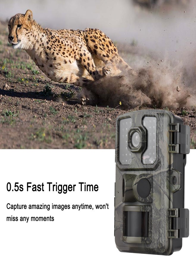 4K Trail Camera 16MP Wildlife Scouting Camera Tracking Camera with 2.0 Inch TFT Color Screen Dual PIR Sensors 0.5s Trigger Time Supports Infrared Night Vision Motion Activated IP66 Waterproof - Image 4