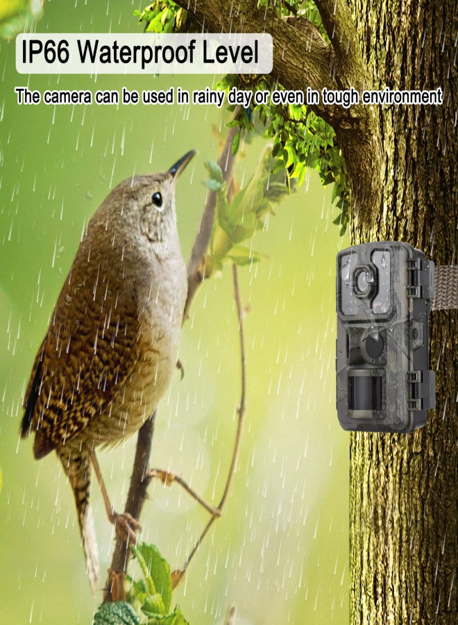 4K Trail Camera 16MP Wildlife Scouting Camera Tracking Camera with 2.0 Inch TFT Color Screen Dual PIR Sensors 0.5s Trigger Time Supports Infrared Night Vision Motion Activated IP66 Waterproof - Image 5