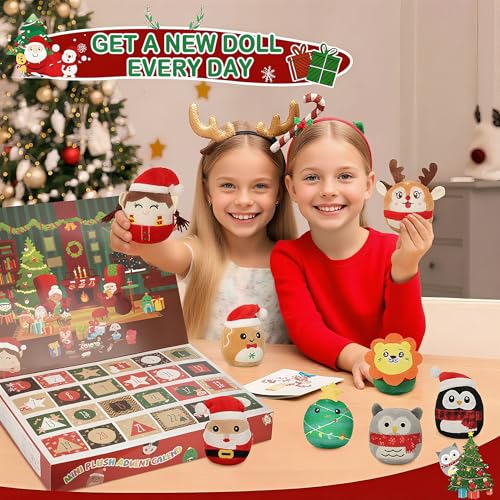 EBINGMIMA Mini Plush Toys 24Pack of 315 Soft Squishy Plushies for Kids Teens Boys Girls Plush Lovers Cute Collectible Stuffed Animals for Christmas New Year Birthdays Easter Gifts - Image 5