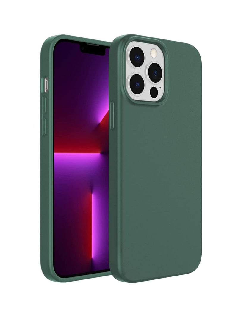 Phone Planet Silicone Case Compatible with iPhone 13 Pro Max 6.7-Inch Silky-Soft Touch Full-Body Protective Case Shockproof Cover with Microfiber Lining - Image 1