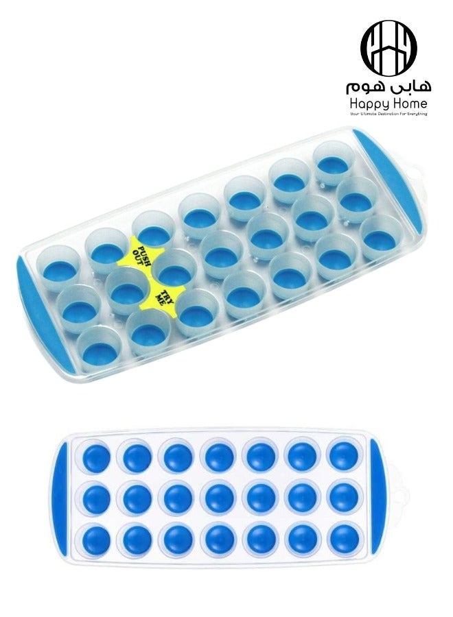 1 قطعة قالب مكعبات الثلج 18 عين -متعدد الالوان