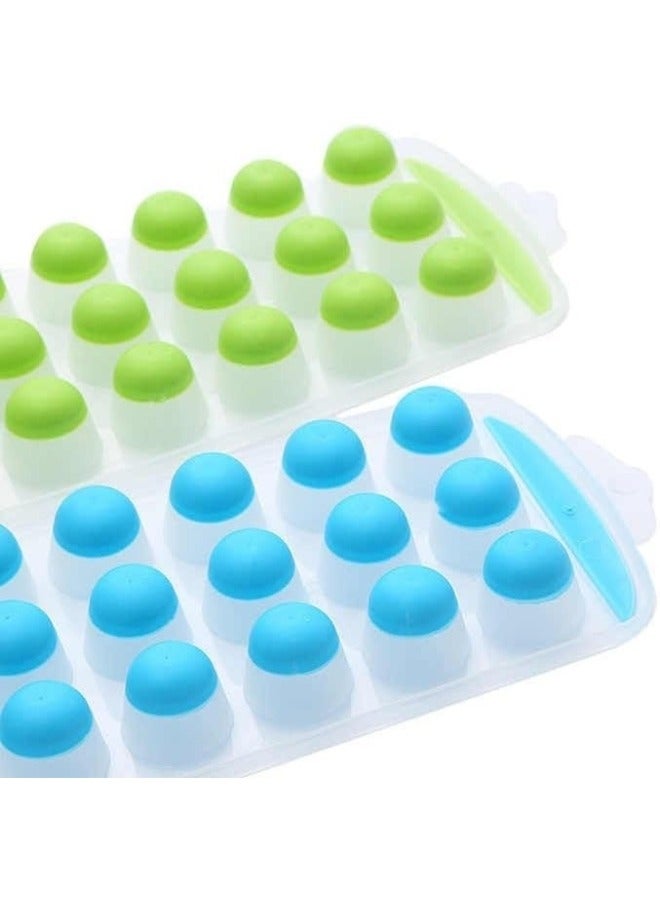 1 قطعة قالب مكعبات الثلج 18 عين -متعدد الالوان