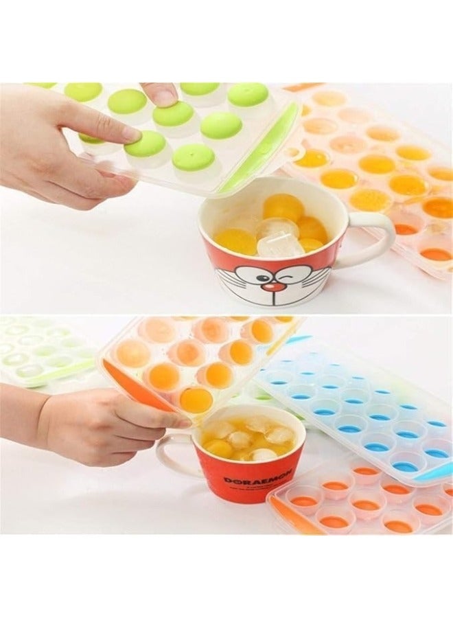 1 قطعة قالب مكعبات الثلج 18 عين -متعدد الالوان