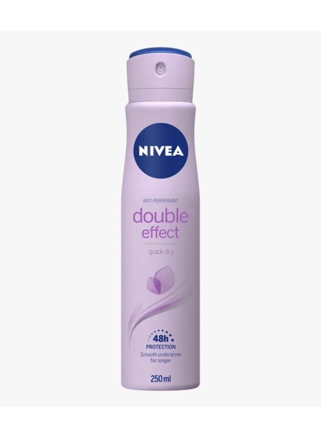 Deodorant Double Effect Violet Spray For Women 250Ml