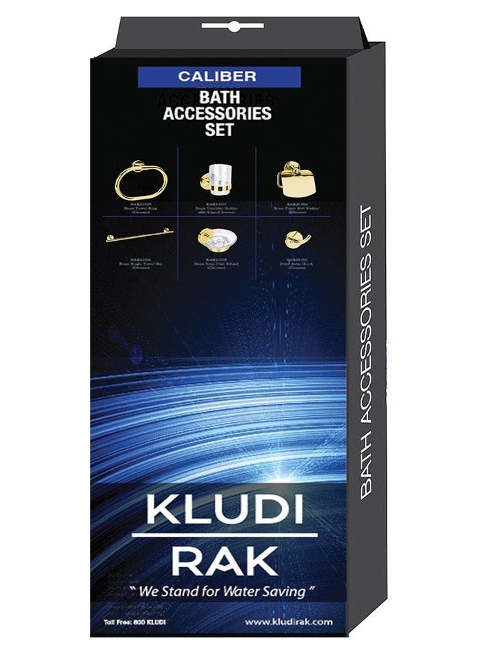 KLUDI RAK CALIBER bathroom accessories set (6 pcs) - Image 2