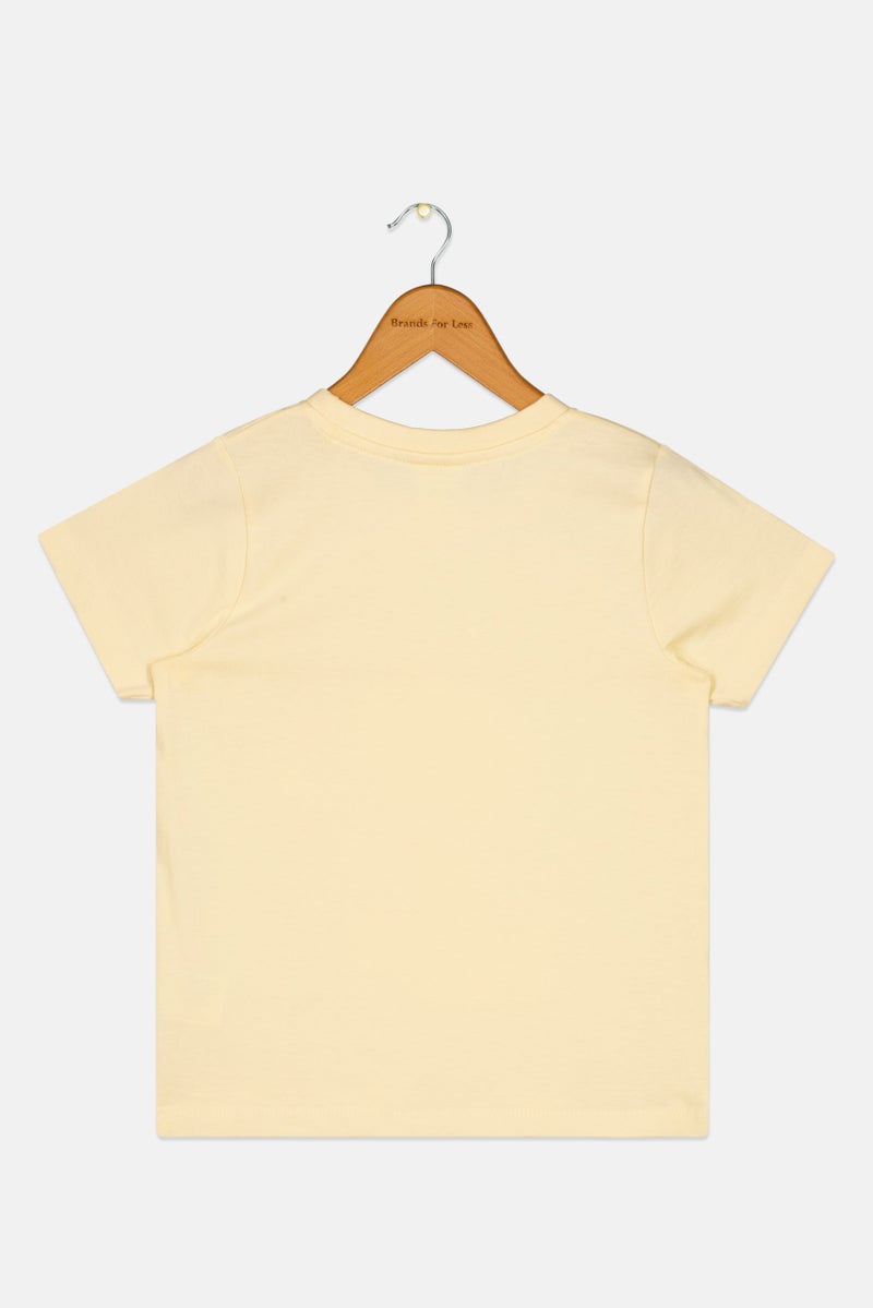 Disney Kids Girl Short Sleeve The Aristocats Marie Top, Yellow - Image 3