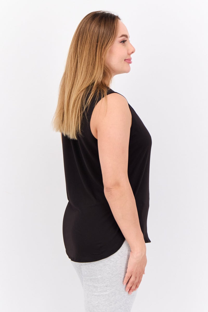 HEAD Women Sportswear Fit Sleeveless Training Top, Black - Image 2