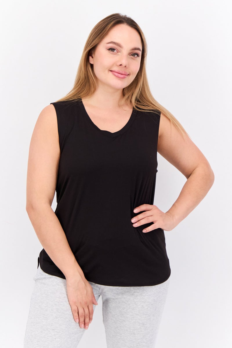 HEAD Women Sportswear Fit Sleeveless Training Top, Black - Image 1