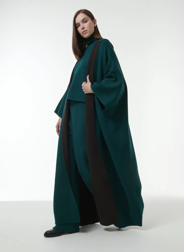 Leem Two-Tone Sailor Collar Bisht