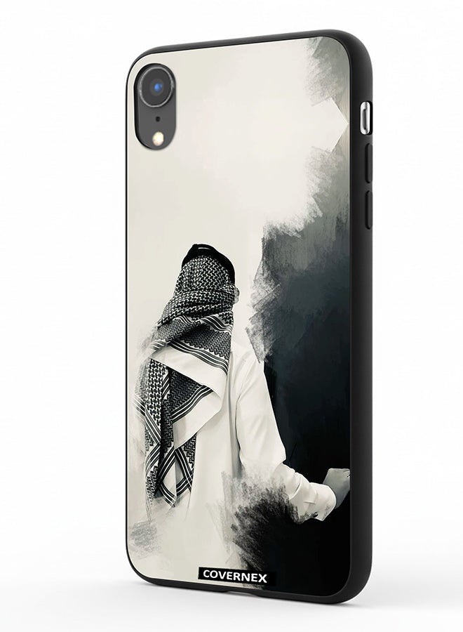 Covernex Apple iPhone XR Protective Case Cover Printed Featuring Minimalist Monochrome - Image 1