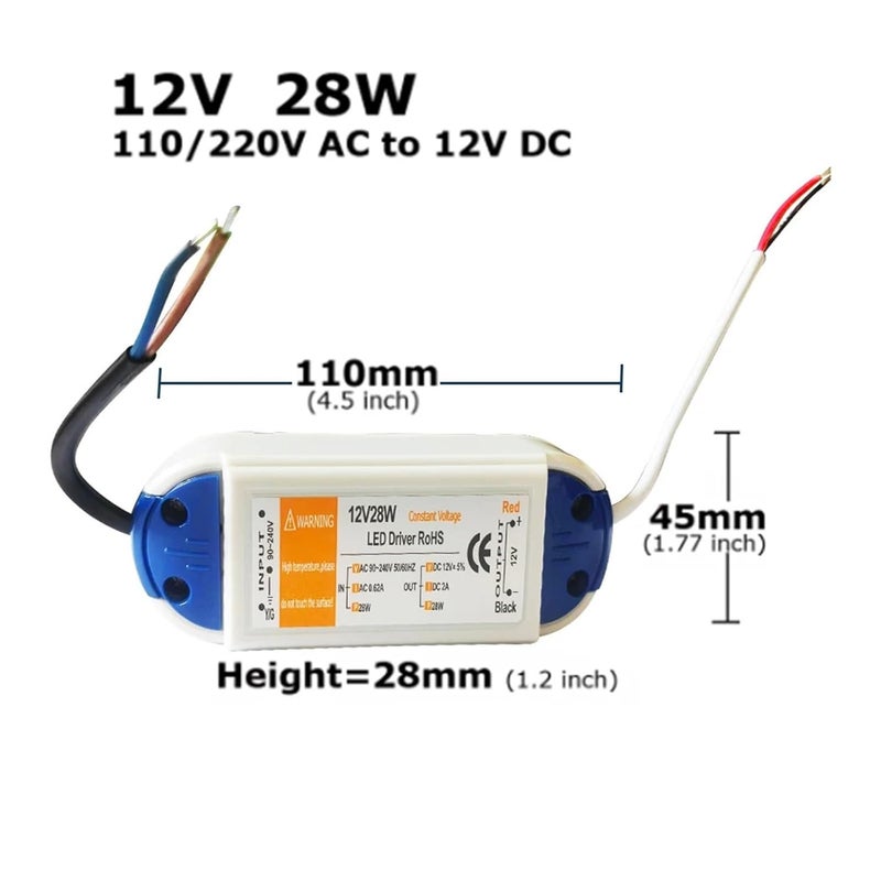 12V 48W LED Driver AC 110V 220V to DC Power Supply Adapter for Strip Lighting Transformer - Image 5