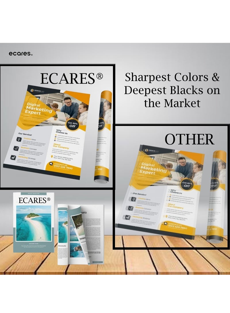 ECARES® 304A Compatible Toner Cartridges CC531A  use for HP Color Laser CM2320n CM2320fxi CM2320nf MFP, CP2025 CP2025n CP2025x CP2025dn Printer (Cyan) - Image 2