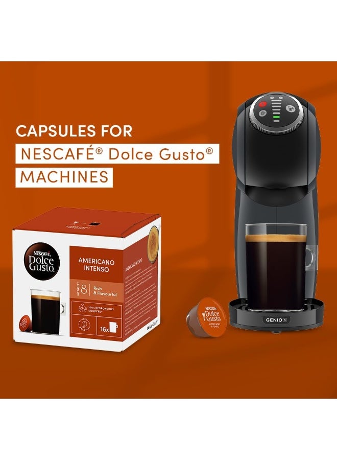 Nescafe Dolce Gusto Americano Intenso 16 Coffee Capsules 132.8grams Pack of 3 398.4grams Pack of 3 - Image 4