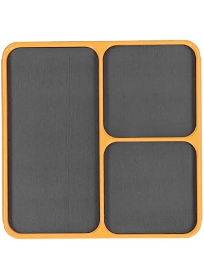 Generic - Magnetic Screw Tray 13.8x11x2cm Aluminum Alloy Anti Static Soldering Magnetic Repair Pad Insulation Work Station, Screw Holder Tray Necessary Repair Tools - Image 1