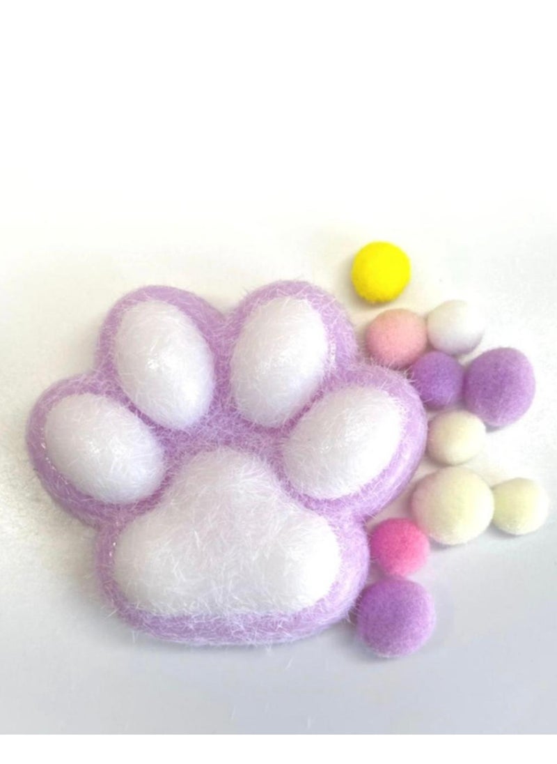 Generic - A very large sized gelatinous cat leg, available in 3 different colors, fidget toys with 10 small balls to reduce boredom, suitable for children and teenagers. - Image 1