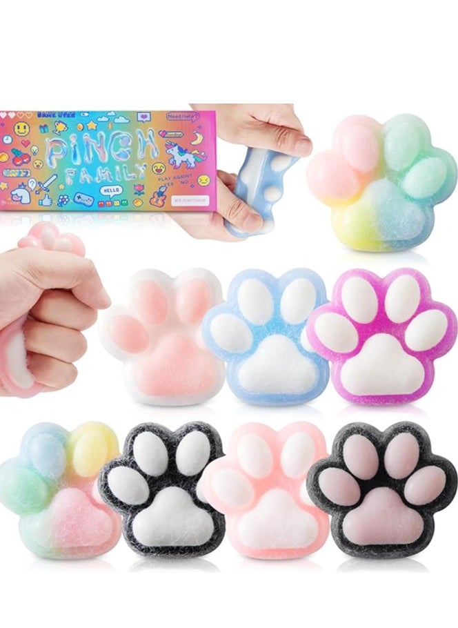 Generic - A very large sized gelatinous cat leg, available in 3 different colors, fidget toys with 10 small balls to reduce boredom, suitable for children and teenagers. - Image 1