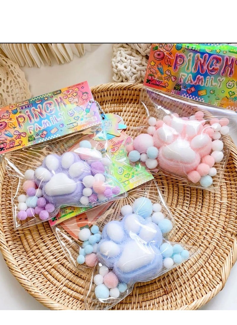 Generic - A very large sized gelatinous cat leg, available in 3 different colors, fidget toys with 10 small balls to reduce boredom, suitable for children and teenagers. - Image 1