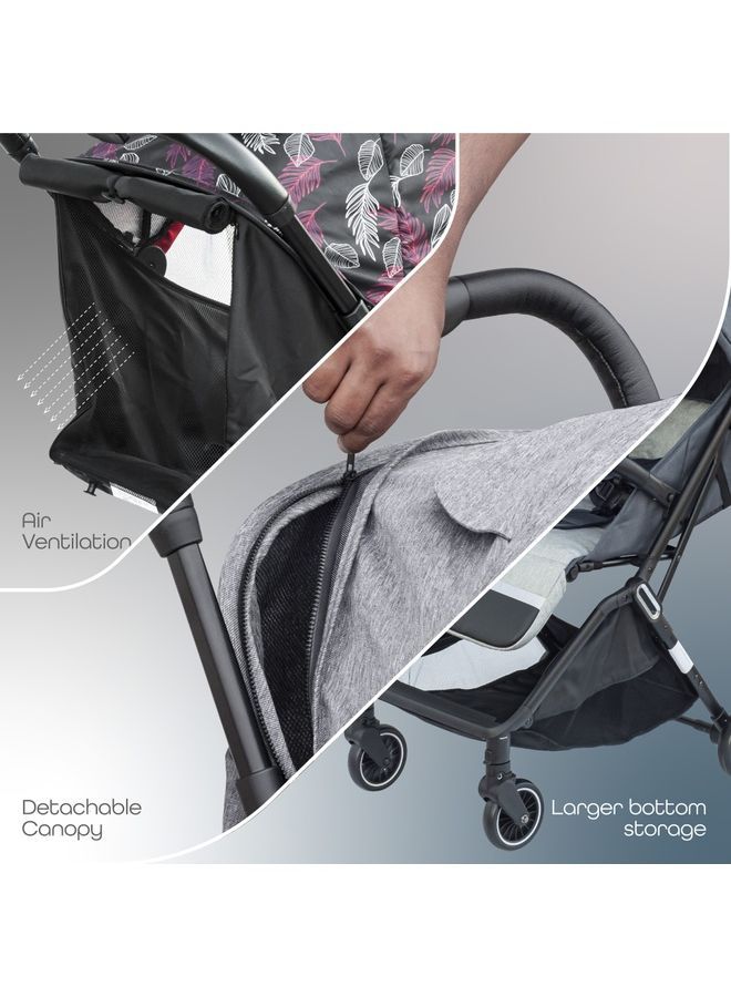 Moon Pronto Autofold stroller -BLACK - Image 4