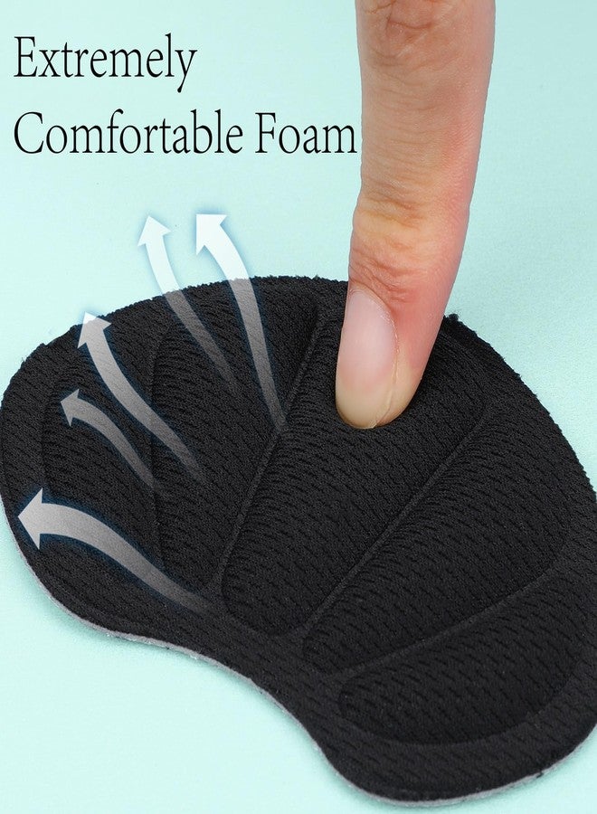 Yuanchu Back of Heel Cushion Pads, 8Pcs Reusable Adhesive Heel Grips Inserts - Anti Blister Heel Guards Liners Heel Protectors for Loose Shoes, Too Big Boots Improve Shoe Fit for Women Men - Image 3