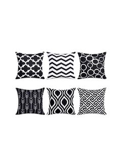 6 pcs Set 45*45cm Modern Home Decorative Throw Pillow Covers Black and White 100% Cotton Cushion Cases - pzsku/ZE128BE0C675AD7145A96Z/45/_/1712311920/97053080-3ff2-4f64-b5df-1ffda39b259f