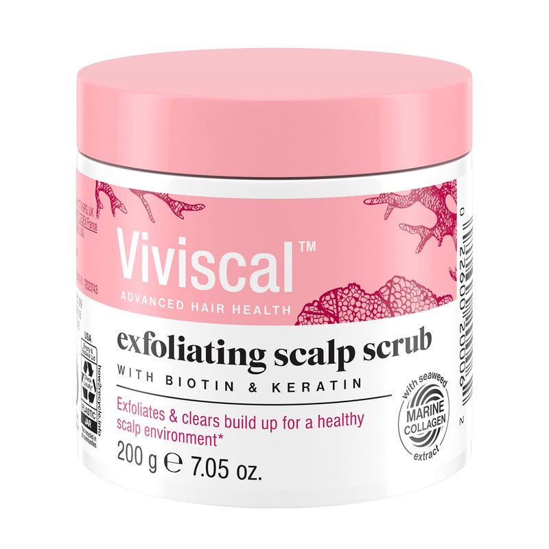 Viviscal Exfoliating Scalp Scrub, Clarifying Scrub with Biotin & Keratin, Promote Fuller & Healthier Hair Growth, Gentle Exfoliating Scalp Treatment, 200g (7.05 oz.) - Image 1