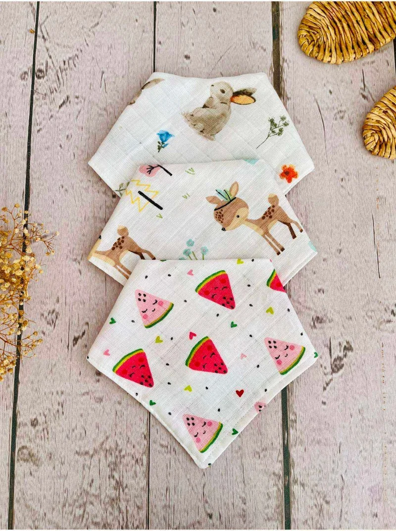 جونييروس Organic 100% Cotton Muslin Collar