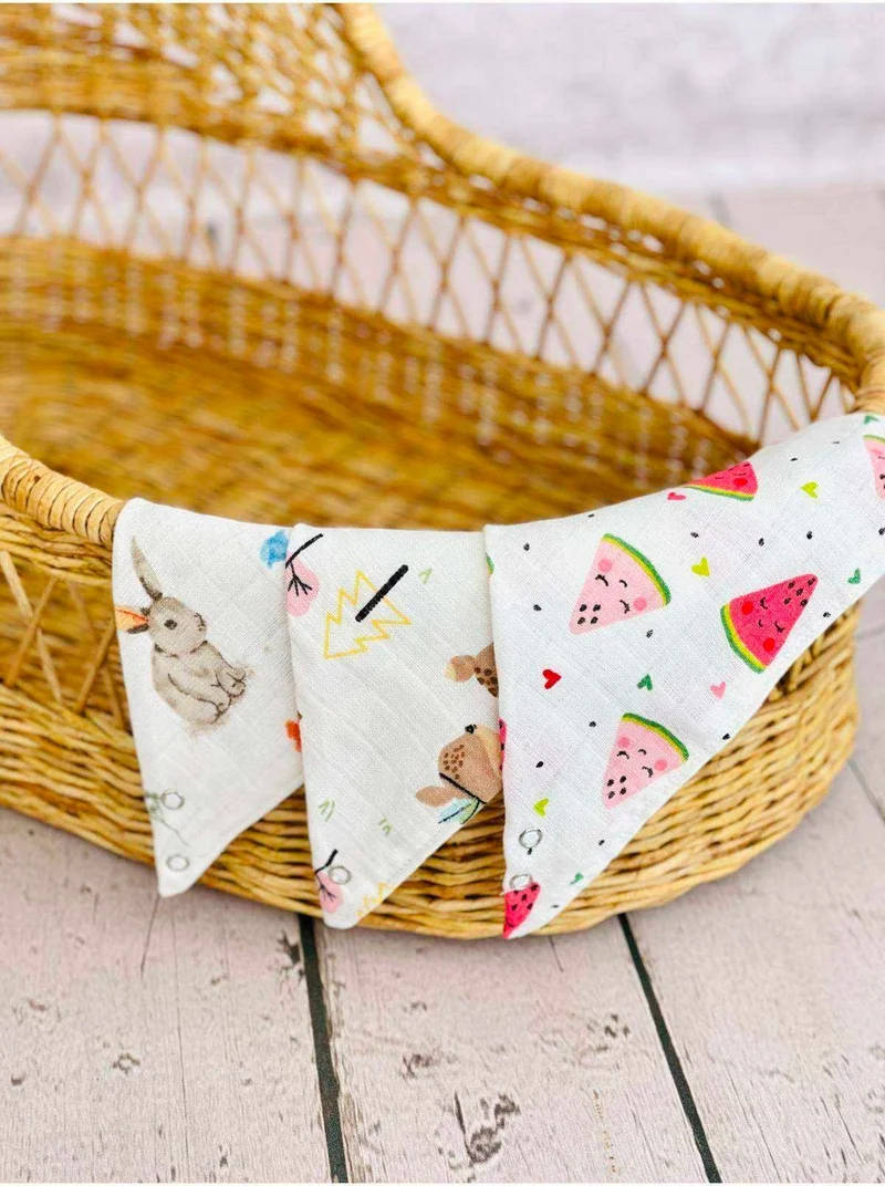 جونييروس Organic 100% Cotton Muslin Collar