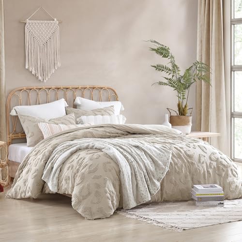 Peri Home Chenille Leopard 100 Cotton 3Piece Duvet Cover Sham Set FullQueen Linen - Image 3