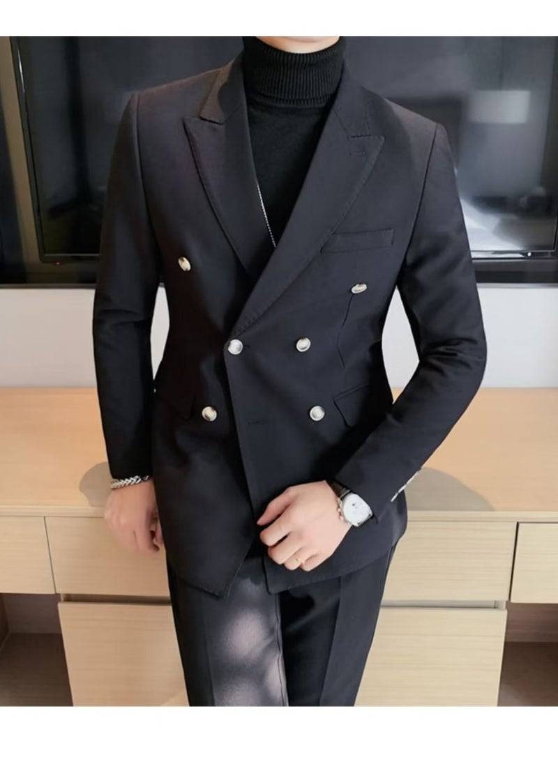 Shougu New Casual Business Formal Suit Jacket  - Image 4