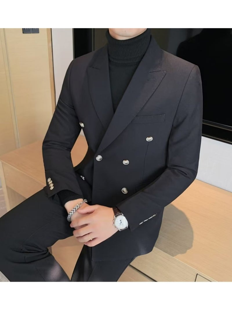 Shougu New Casual Business Formal Suit Jacket  - Image 5