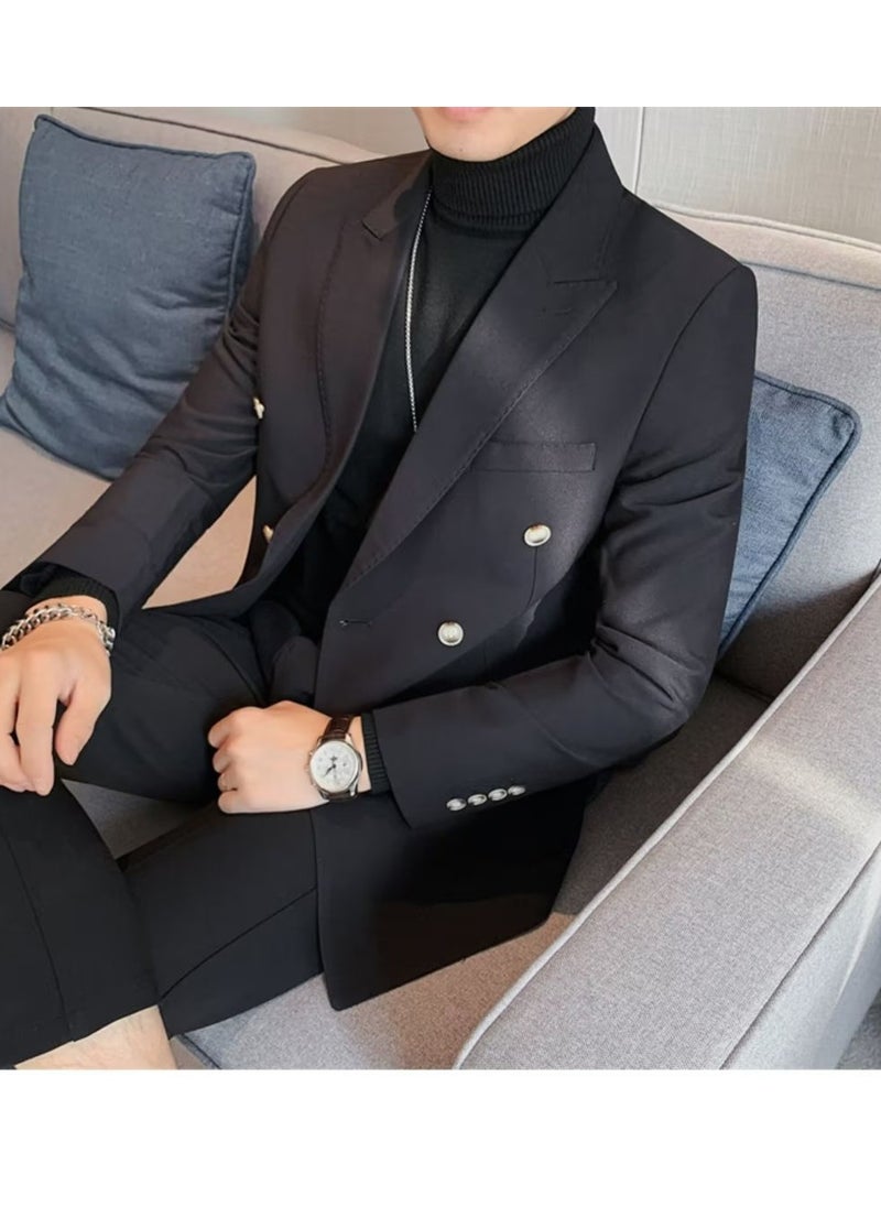 Shougu New Casual Business Formal Suit Jacket  - Image 3