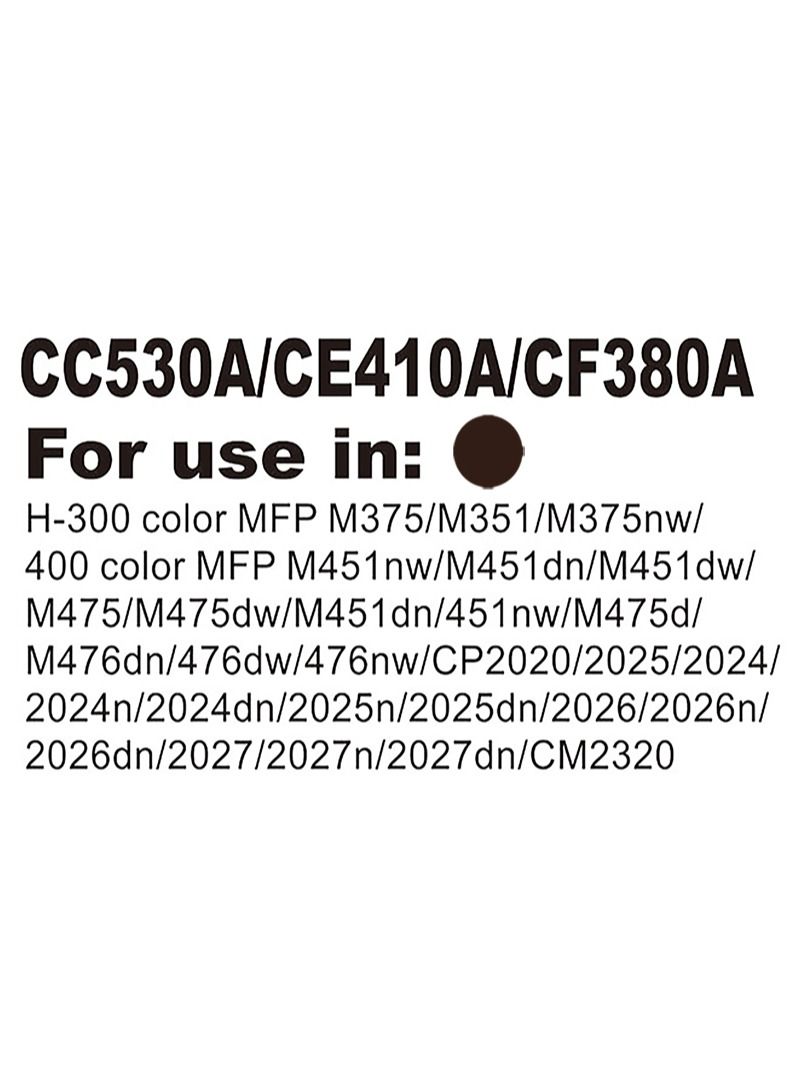 MKS Toner Cartridge CC530A Compatible with HP Color LaserJet CP2020 / CP2025 / CM2320 - Image 2