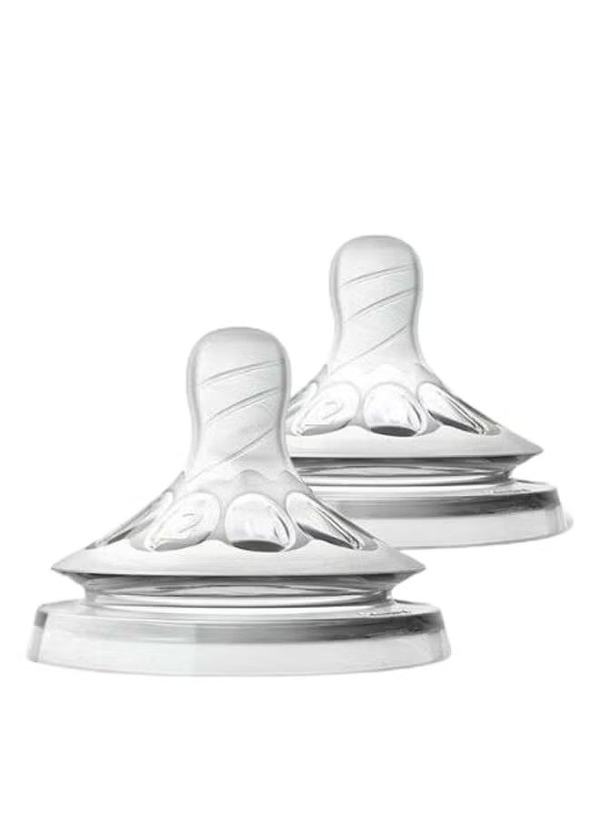 PHILIPS AVENT Set Of 2 Natural Feeding Teats Variable 3m+, SCF655- 27 - Image 2