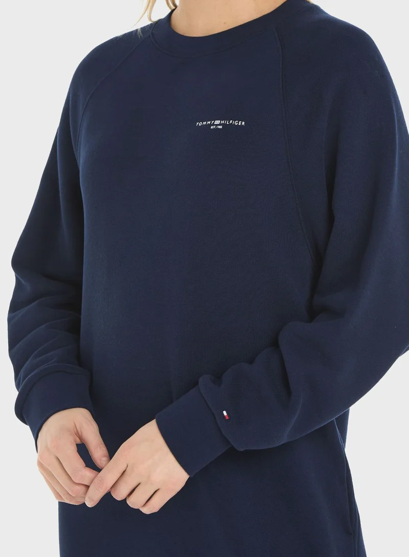 TOMMY HILFIGER Crewneck Sweater Dress