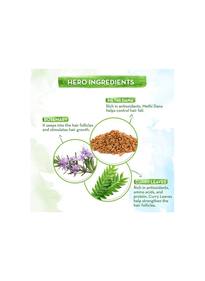 Mamaearth - Mamaearth Rosemary Hair Growth Oil with Rosemary & Methi Dana for Promoting Hair Growth - 150 ml | Controls Hair Fall | Strengthens Hair - Image 1