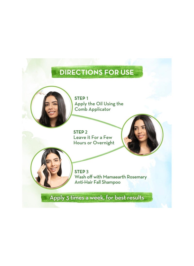 Mamaearth - Mamaearth Rosemary Hair Growth Oil with Rosemary & Methi Dana for Promoting Hair Growth - 150 ml | Controls Hair Fall | Strengthens Hair - Image 1