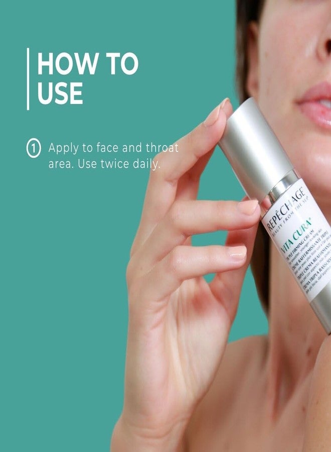 Repechage كريم ريباشاج فيتا كورا الثلاثي للتقوية - مرطب متقدم لمكافحة الشيخوخة للبشرة الشابة والمشدودة | كريم مرطب ناعم للاستخدام اليومي مختبر من قبل أطباء الجلد | يقلل من الخطوط الدقيقة والتجاعيد ويستعيد الإشراقة 30 مل. - Image 2