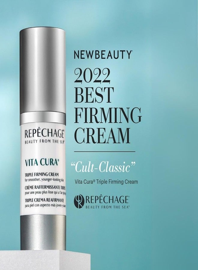 Repechage كريم ريباشاج فيتا كورا الثلاثي للتقوية - مرطب متقدم لمكافحة الشيخوخة للبشرة الشابة والمشدودة | كريم مرطب ناعم للاستخدام اليومي مختبر من قبل أطباء الجلد | يقلل من الخطوط الدقيقة والتجاعيد ويستعيد الإشراقة 30 مل. - Image 3