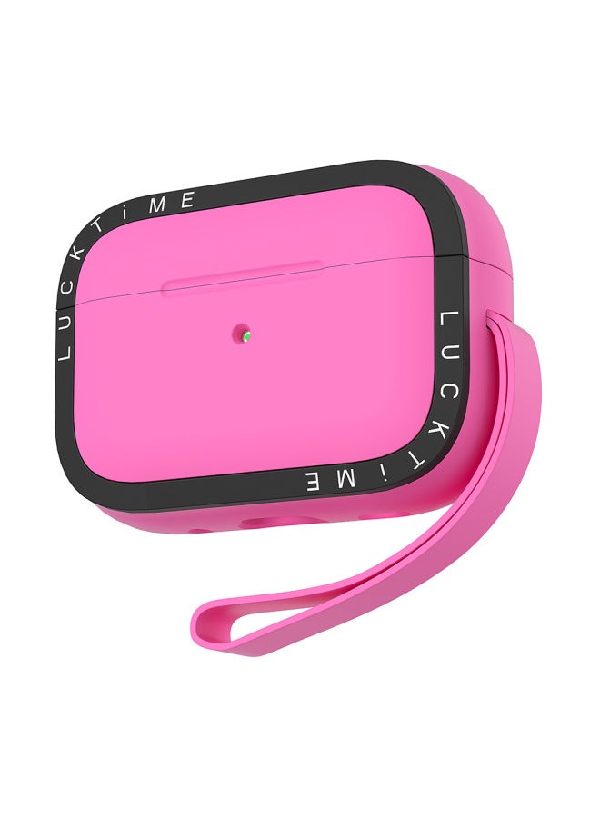 Loquat Suitable For Airpods Protective Case Pro Second Generation Earphone Case Ins Wind Drop-proof Soft Case Airpods3 Earphone Case-color:fluorescent Red-Applicable Models:Airpods Pro/pro2 - Image 1