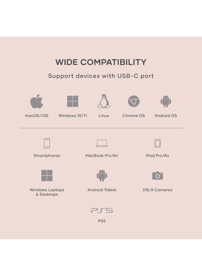 Satechi M.2 NVMe Mini SSD Enclosure with 10Gbps Transfer Speed, Up to 2TB SSD Storage, Active Auto Cooling, Compact and Portable USB-C Case, Supports NVMe 2230 SSD (SSD Not Included) - Image 3